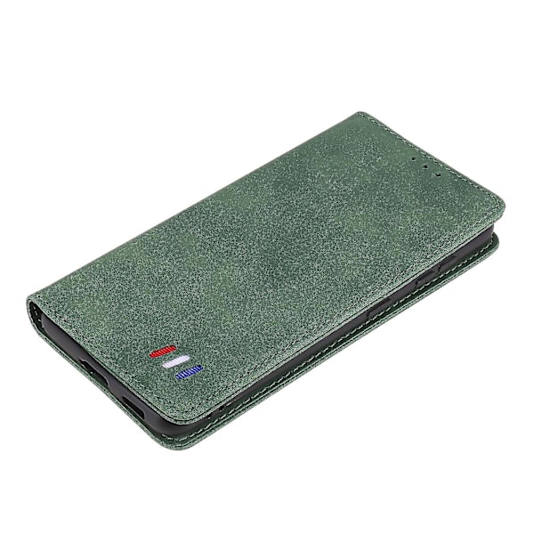 Case till Samsung Galaxy S21 Plus cover Magnetstängning Plånbok Bok Flip Folio Stativ Visa Cover Stötsäkert - Grön null none