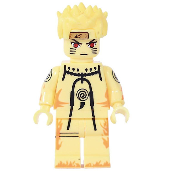 anime naruto tecknad monterad byggstenar docka