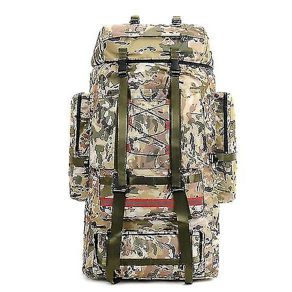 130l extra stor kapacitet utomhus vattentät resecampingryggsäck Klätterväska Vandring Bagageryggsäck CP Camo