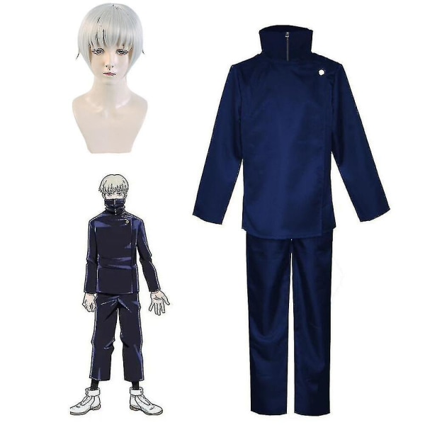 Jujutsu Kaisen Anime Toge Inumaki Cosplay Kostym Top Pants Skoluniform Set-i A5 XXXL