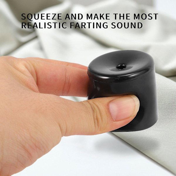 Le Tooter Realistiskt fisande ljud Fart Pooter Machine Handhållen leksak black none