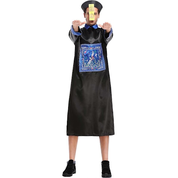 M-XL Herrarnas Film Zombie Kostym Halloween Kostym Vuxen Herrarnas Qing-Dynastin Antik Kostym Yingshu Spöke Kostym Färg L