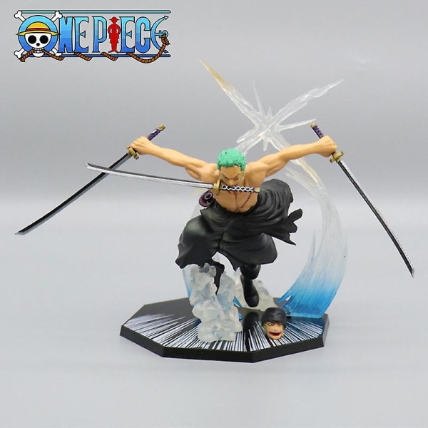 One Piece Anime Monkeydluffy Roronoa Ace Pvc Action Model Collection Cool Stunt Figur Leksak Present C A1