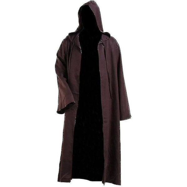 Star Wars Jedi Darth Vader Kappa Cape Cosplay Kostym Fancy Carnival Party Brown one size