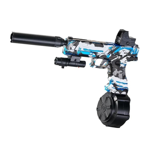 Elektrisk Gel Ball Blaster Guld Pistol Pistola Gun Auto Snabbskjutande G Lock Gell Blaster Splat Splatter Ball Gel Gun 5