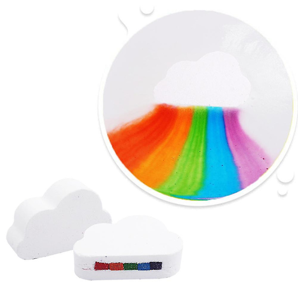 Special Effect Handgjord Baff Bombz set för barn, Irriterande och giftfri (3 st, vit) null none