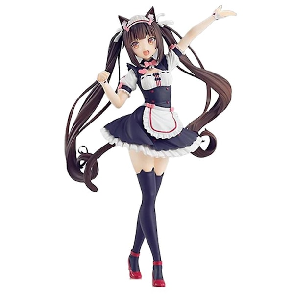 20 cm Nekopara Anime Figur Choklad Vanilj Azuki Kokos Lönn Kanel Pop Up Parade Pvc Action Figur Sexig tjej Figurine Leksaker C 17cm not box3