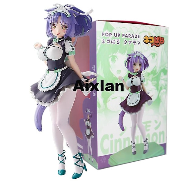 20 cm Nekopara Anime Figur Choklad Vanilj Azuki Kokos Lönn Kanel Pop Up Parade Pvc Action Figur Sexig tjej Figurine Leksaker C 17cm in box6