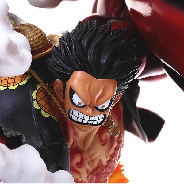 23-28cm Hot New One Piece Gear Fjärde Luffy Figur Snake Man Luffy Monkey D Luffy Figurine Gear 4 Luffy Staty Collection Toy C SB- lu fei