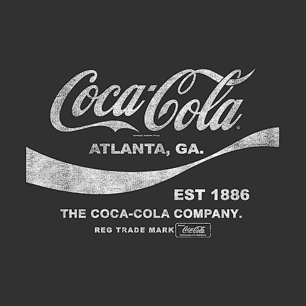 Coca Cola Drink 1886 T-shirt för män ash M