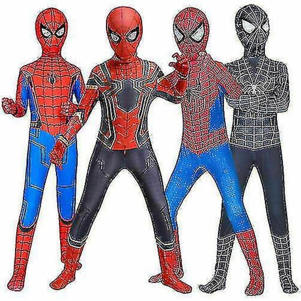 Spiderman kostym för barn 7-8 Years Iron spiderman