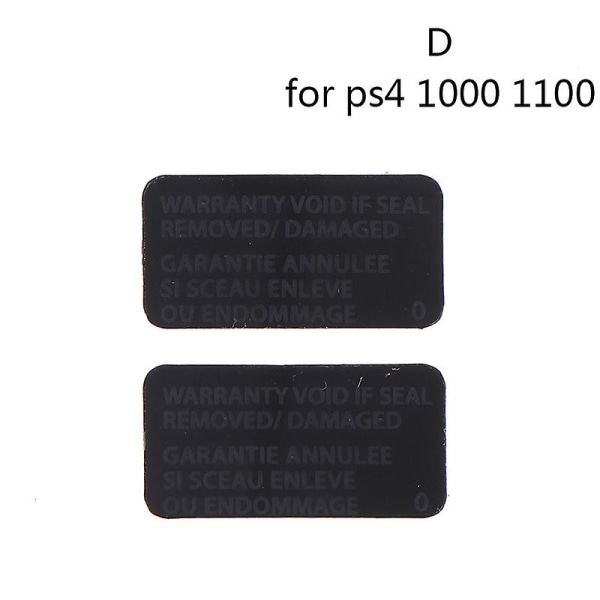 2 st dekaletikett för PS4 1000/1100 1200 för Slim 2000 för PS4 Pro D 2 Pcs