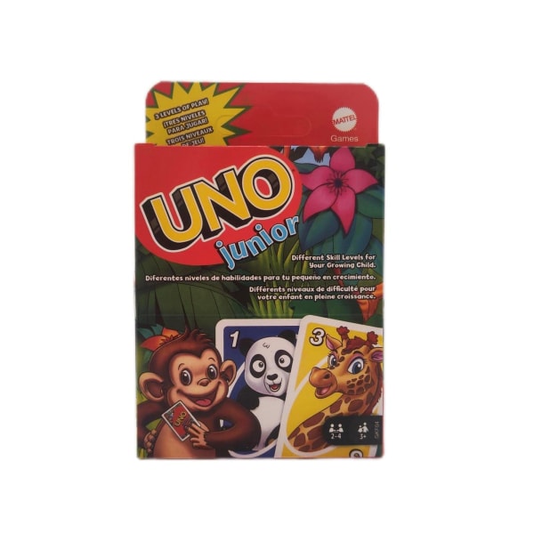 Klassiskt UNO Solitaire Brädspel UNO Junior bestruket papper