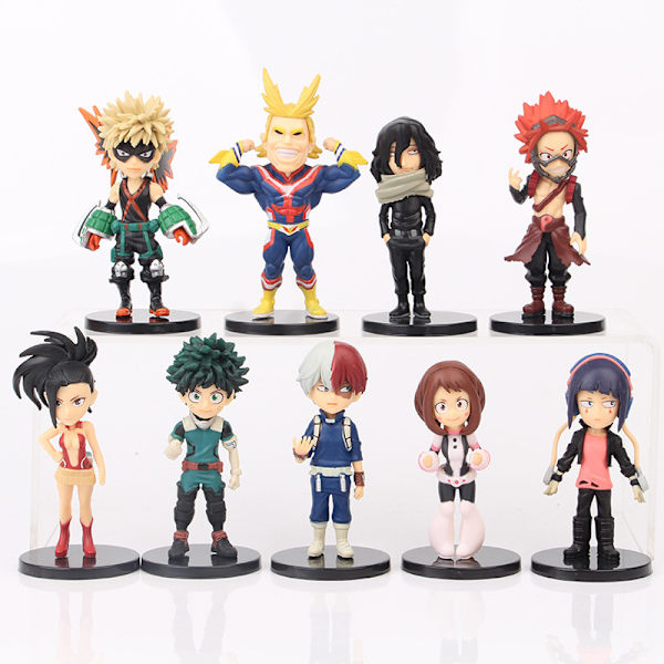 My Heroes Academy Handgjord Modell Set med 9 modeller
