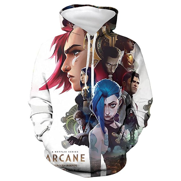 League of Legends Arcane Jinx Thermal Sweater -Stil C-L