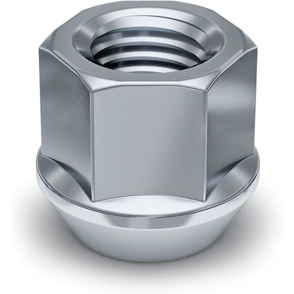 White Knight Wheel Lug Nuts - 1304-1S-20AM, 20 Pack, 1/2 20 Lug Nuts Open-end Bulge Acorn Chrome Lug Nuts, stål, elegant kromfinish, Eas