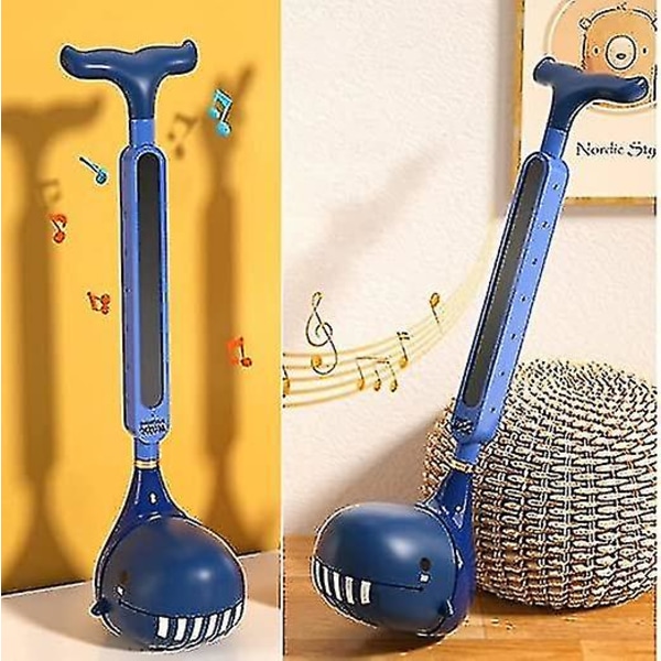 Wudaizhi Otamatone Japansk elektronisk musikinstrument Bärbar synthesizer Roliga magic ljud Leksaker Present för barn Vuxna blue