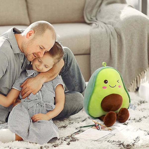 16,5 tums mysig fylld avokadofrukt Mjuk plyschleksak Kramkuddpresenter till barn, flickor, pojkar och vänner jul Wyelv