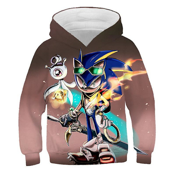 Barns Hedgehog Sonic Print Barntröja-m Style 110cm