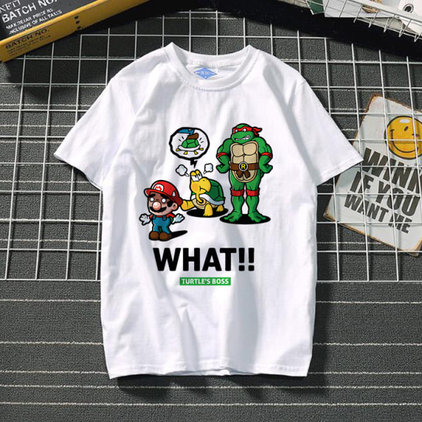 Mario anime perifer T-shirt för män och kvinnor T-shirts 17# 17# 2XL