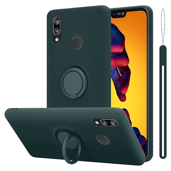 Huawei P20 LITE 2018 / NOVA 3E Hülle Handy Cover TPU- case - flytande design med ring LIQUID HELL LILA P20 LITE 2018 / NOVA 3E