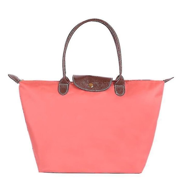 Axelväskor för kvinnor Le Pliage Tygväska Stor Nylon Damhandväska Watermelon red Medium