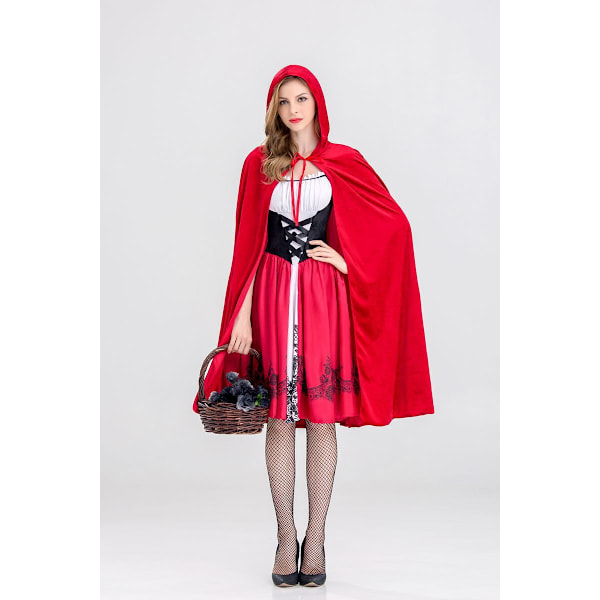 Ny liten rödluvan kostym slott drottning kostym Halloween Cosplay Uniform Vuxen Cosplay Kostym 9013 XL