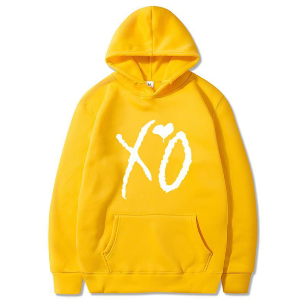 Hip Hop höst / vinter Hooded tröja XO kärlek mönster stil 9 S