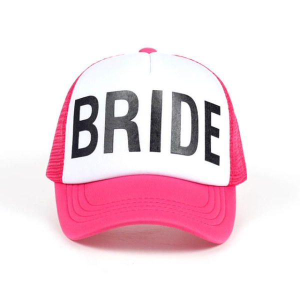 BRIDE TEAM trucker keps baseballkeps 9 färger mesh keps Pink