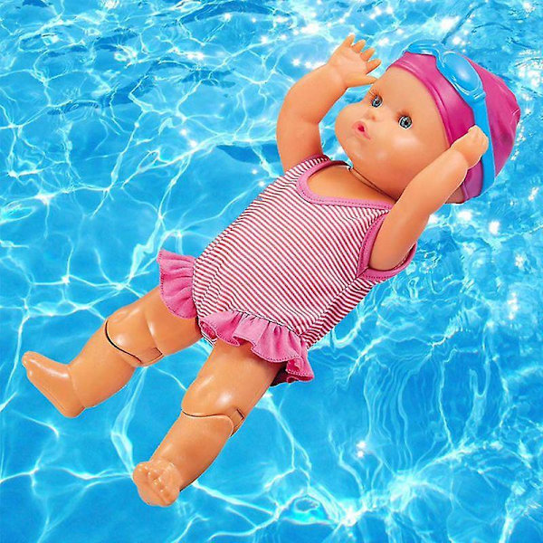 Baby simdocka sommar vattentäta elektriska dockor barn strand simbassäng vattenleksak null none