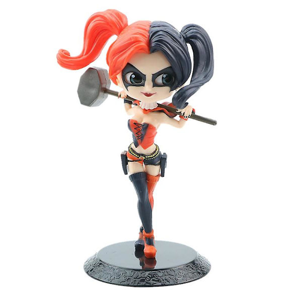 Marvel Hero Karaktär Harley Quinn Joker Superhjälte Spiderman Iron Man Pvc Actionfigur Anime Samlardocka Barnleksak C D