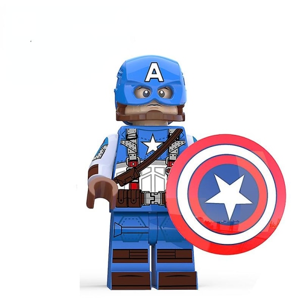 Avengers Captain America Set barnleksaksbyggstenar