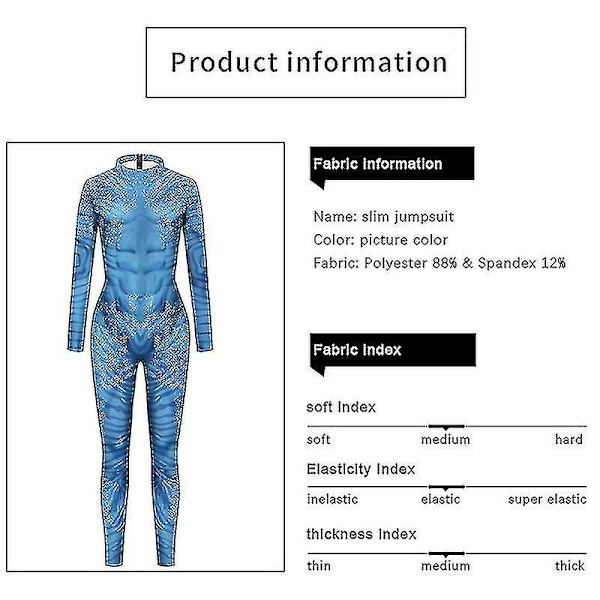 Avatar The Way Of Water Alien 3d Jumpsuit Kvinnor Avatar M