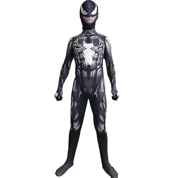 Barn Pojkar Venom Kostym Outfit Jumpsuit Finklänning
