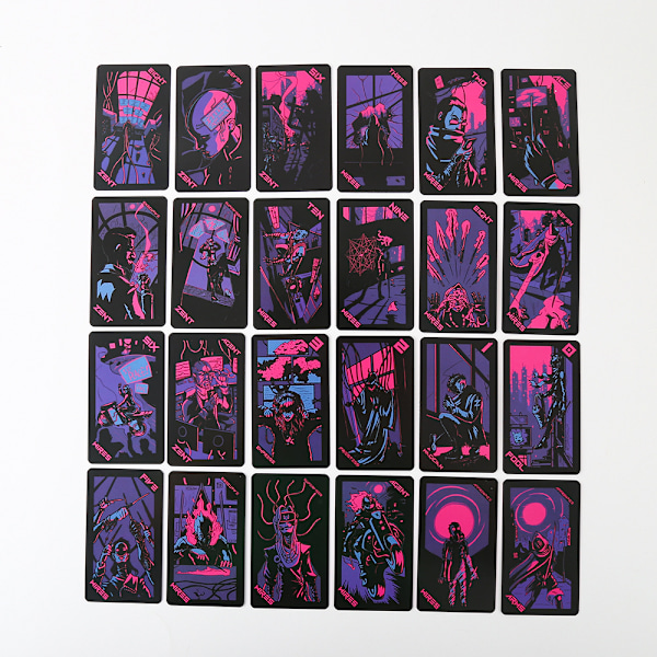 Neon Moon Oracle Tarot Card Spådomskort