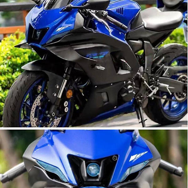 Ny fast vindvinge för Yamaha Yzf-r7 Yzf R7 R 7 2021 2022 2023 Motorcykel Aerodynamiska vingar Vindruteskydd Tillbehör Matte black none