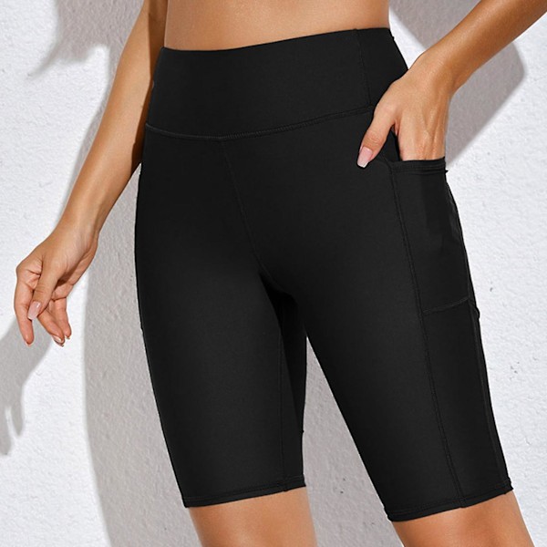 Dykshorts för kvinnor, minskar skav, lätta, mjuka, hudvänliga våtdräktshorts för surfing Black L