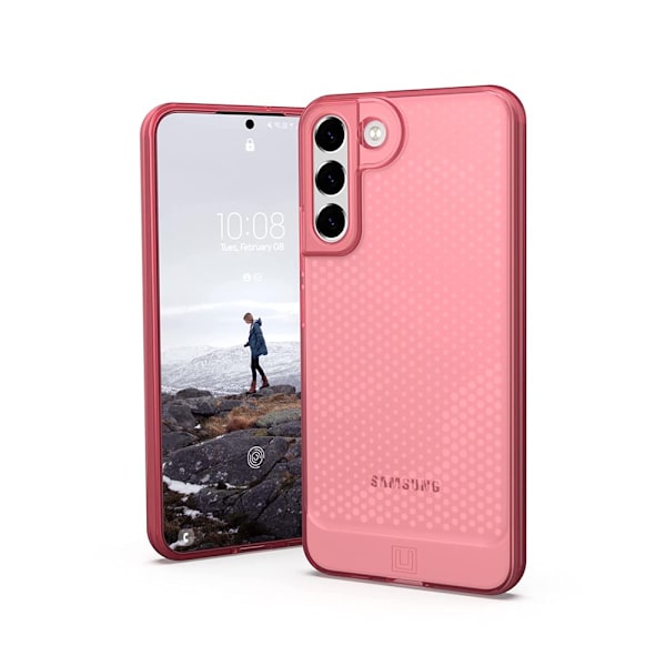 [U] av UAG Designad för Samsung Galaxy S22 Ultra Case Clear Ice Lucent Slim Fit Lätt Snygg Transparent Slagtålig skyddande clay galaxys22plus[6.6-inch]