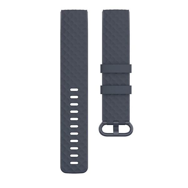 Liten storlek Ersättning Tpe-rem för Fitbit- Charge 3 4 Smart Sports Watch handled