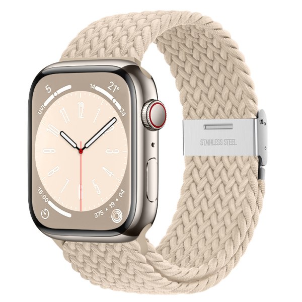 Lämplig för Apple Watch Band 7-6se storlek 42/44/45mm-51# Beige