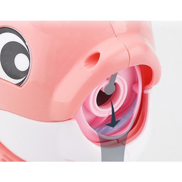 Sommar Dolphin Bubble Machine Automatisk bubbelblåsare Leksaker För Barn Vuxna Utomhusstrand (Rosa) null none