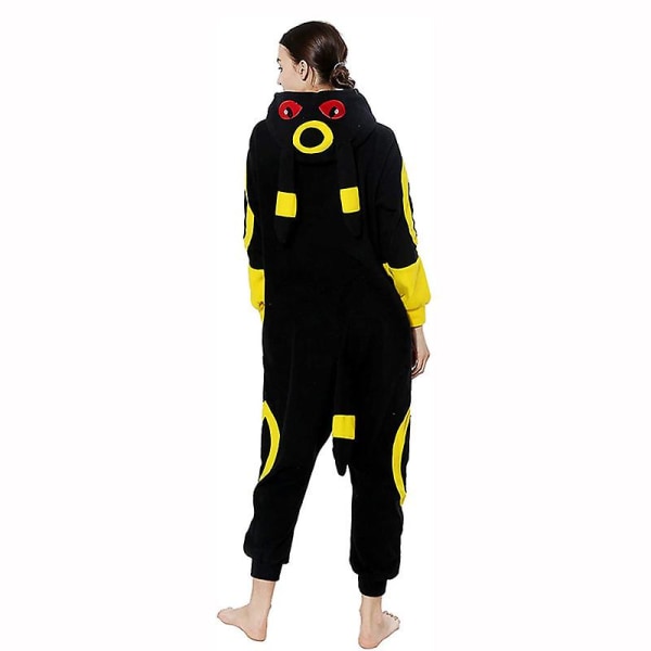 Umbreon Costume Helkroppspyjamas Halloween Christmas One-piece Kigurumi For Men Women XL