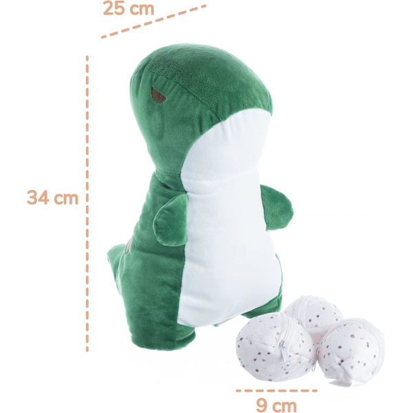 Snugababies Enhörning Kitty Katt Gosedjur för Flickor i Åldrarna 3 4 5 6 7 8 År; Gosedjur Mamma Enhörning Kitty Katt med 4 Baby Enhörningar i Hennes Mage T-Rex