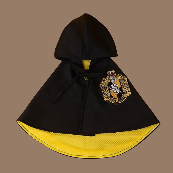 Kattkläder Huvtröjor Kappa Kappa med slips Cosplay Hunddräkt Dekoration Magic-academy Cape Småhundskläder yellow S
