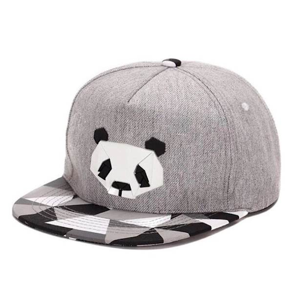 Street Hip Hop Keps Baseball Keps Spire Flat Rim Hat grey