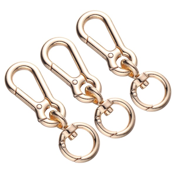 3st dragrep Krokväska Remögla Axelrem Kedja Spänne Byte av spänne Tillbehör (stil 1) Golden 7.6*2.5cm