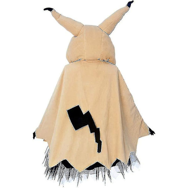 Miccostumes Mimikyu-mantel för kvinnor med kjol Bälte Handskar_y Large