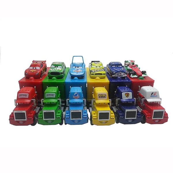 Bil Story Container Combination Set Modell Barnleksaksbil