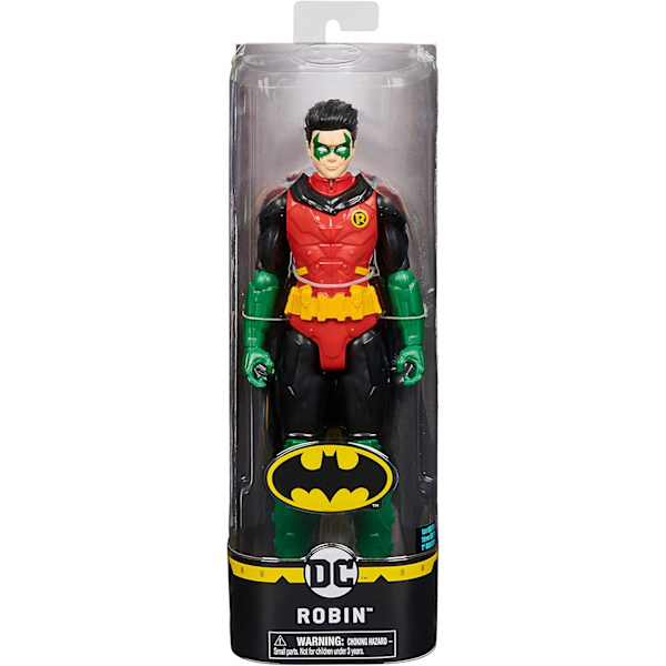 DC Comics Batman 12-tums Nightwing Actionfigur, Leksaker för pojkar från 3 år Robin