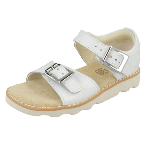 Flickor Clarks Casual Sommarsandaler Crown Bloom T G UK 7 Infant
